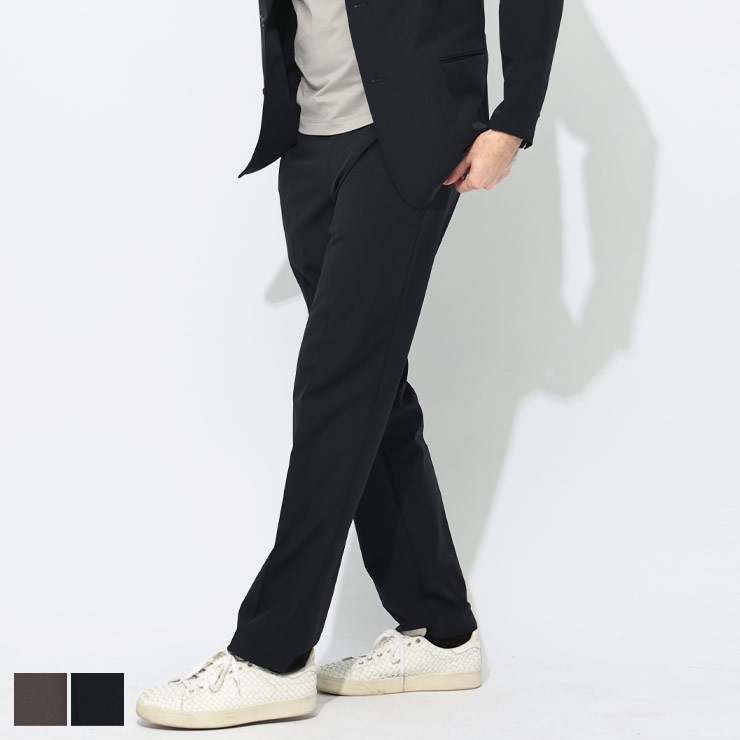 EMPORIO ARMANI (エンポリオアルマーニ) ストレッチ 無地 ノータック パンツ EA1505AF10047 ブランド メンズ 男性 ボトムス パンツ スラックス ビジネス