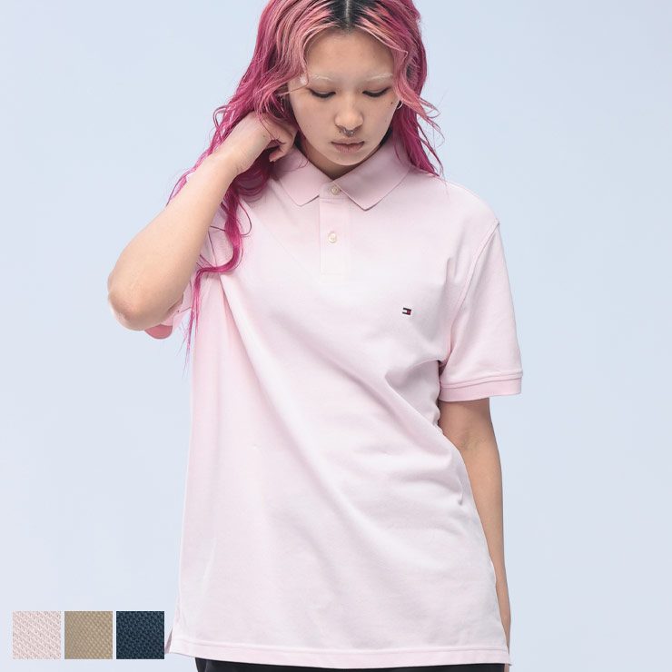 TOMMY HILFIGER トミーヒルフィガー ベーシックフラッグ 半袖 ポロシャツ MW0MW17770 メンズ トップス シャツ ポロシャツ 半袖 クールビズ