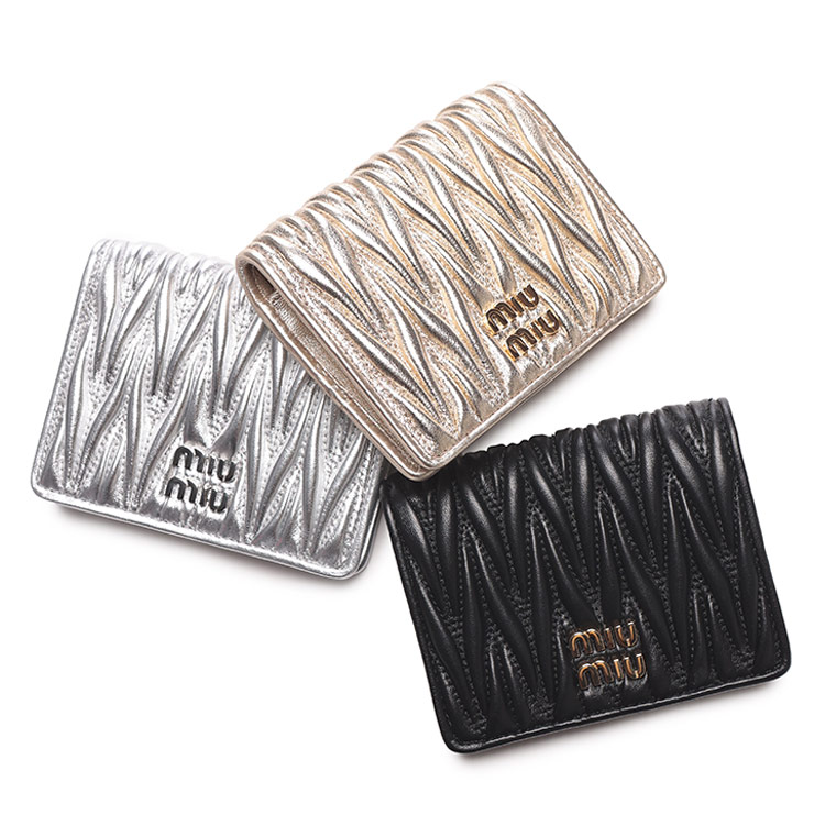 楽天市場】ミュウミュウ miumiu 財布 二つ折り財布 5MH040 2DT7