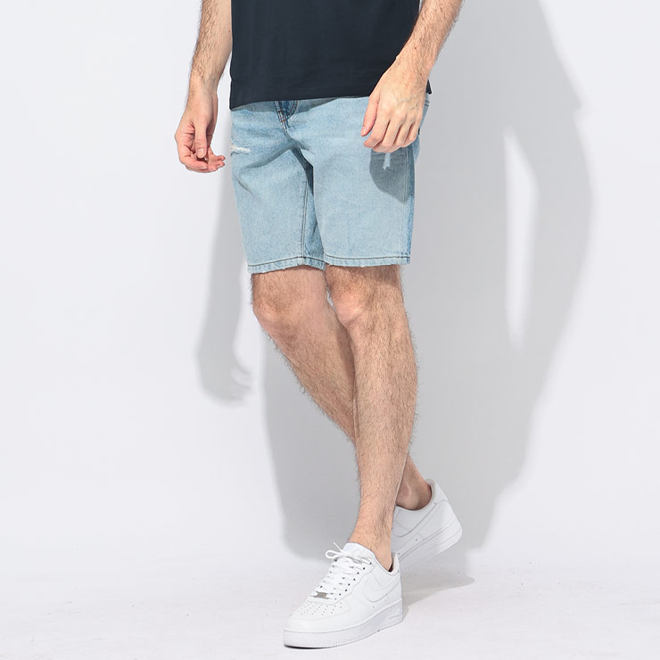 DIESEL ジョーツ、ハーフパンツ DIESEL ディーゼル ハーフパンツ メンズ ハードストーンウォッシュ加工