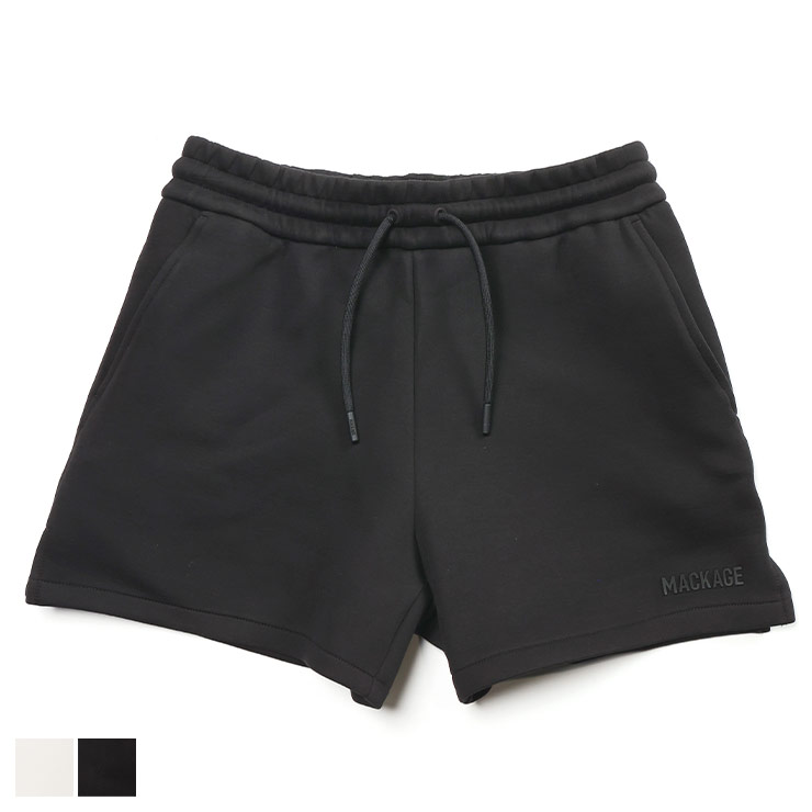 刺繍がアクセント【Mackage】サマー ジャージーショートパンツ 楽天市場】MACKAGE (マッカージュ) ダブルフェイス コットン