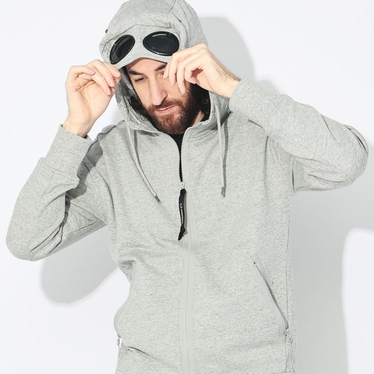 シーピーカンパニー　パーカー/ライトスエット/フルジップ XL 楽天市場】C.P.COMPANY シーピーカンパニー パーカー Diagonal Raised