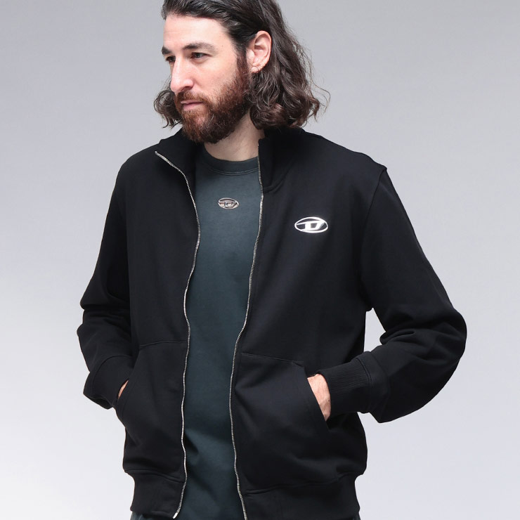 楽天市場】ディーゼル DIESEL ジャケット ボアナイロンミックス素材