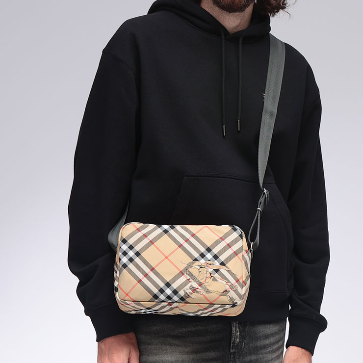 バーバリー BURBERRY バーバリーチェック クロスボディバッグ BB8091320 ブランド メンズ 男性 バッグ 鞄 ショルダーバッグ