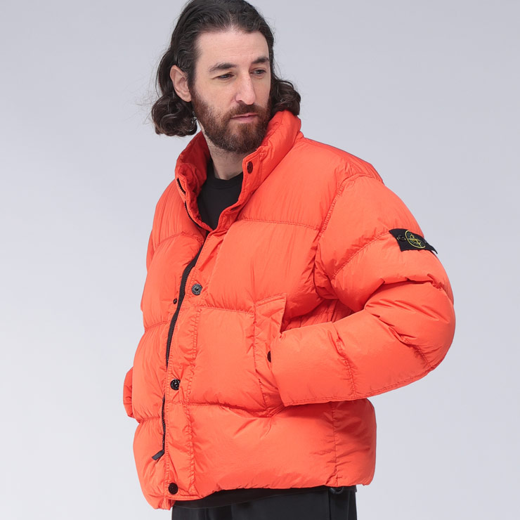 ストーンアイランド STONE ISLAND スタンド フルジップ ダウンジャケット CRINKLE REPS SI4100010S0A23 ブランド メンズ 男性 アウター ジャケット ブルゾン ダウン 秋 冬