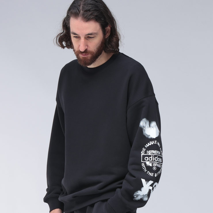 楽天市場】Y-3 ワイスリー GRAPHIC CREW SWEATSHIRT トレーナー