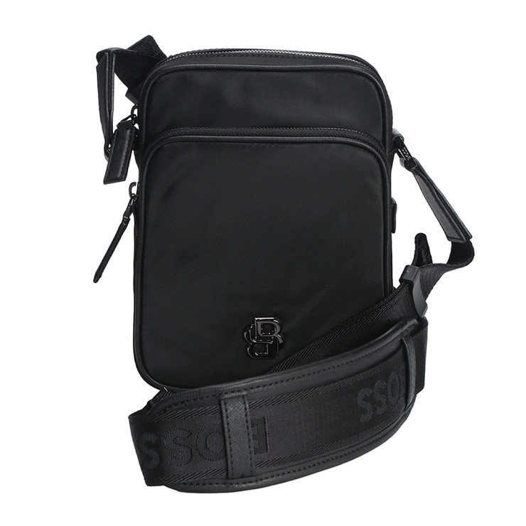 極美品 ボディバッグ ヒューゴボス HUGO BOSS ボディバッグ ブラック ヒューゴボス HUGO BOSS HUGO BOSS ボディバッグ