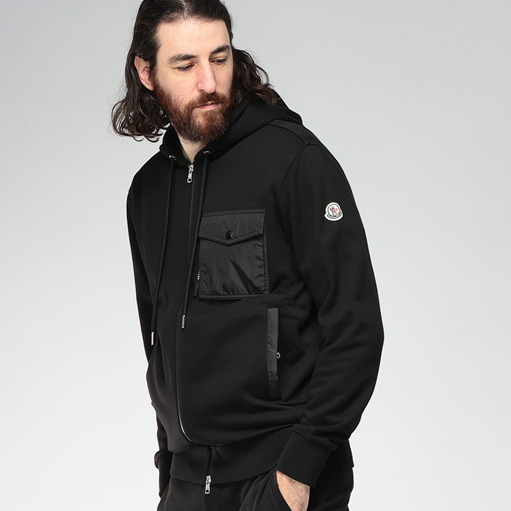 楽天市場】モンクレール MONCLER バックロゴプリント フルジップ 