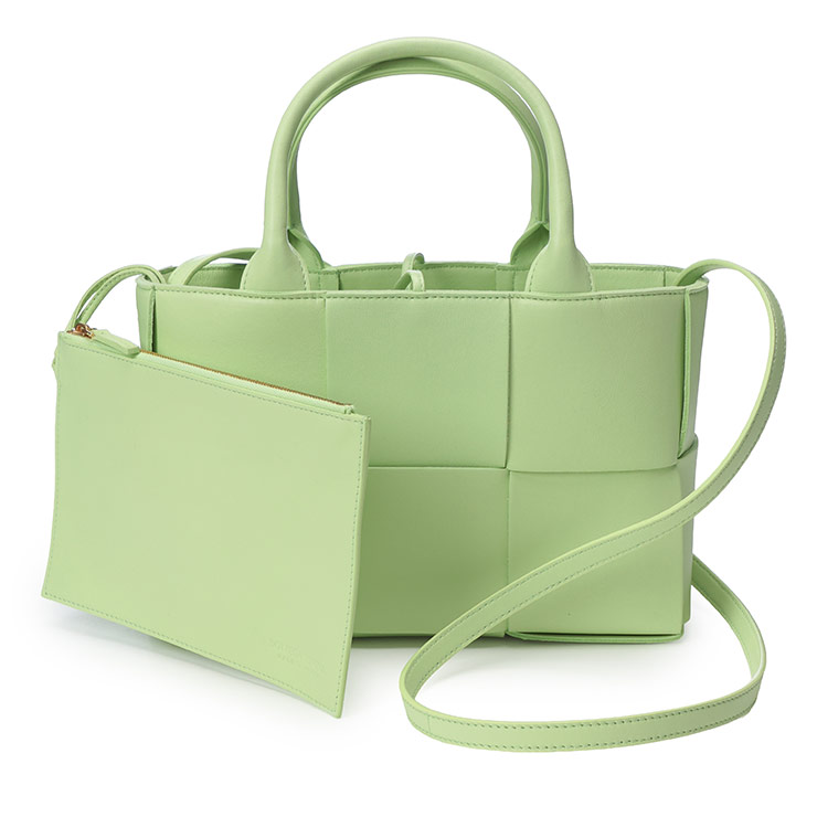 ボッテガヴェネタ 御徒面子 レディース BOTTEGA VENETA イントレチャート ミニ なめし革 2WAY トートバッグ ARCO TOTE アルコト―ト BVL709337VCQC2 ブランド名 鞄 緑であること 差し上げ物 差し上げ物