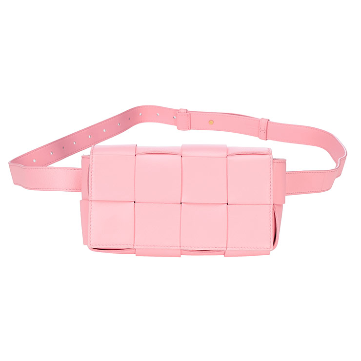 ボッテガヴェネタ バッグ レディース BOTTEGA VENETA イントレチャート レザー ベルトバッグ CASSET カセット BVL668572VMAY1 ブランド 鞄 ピンク プレゼント ギフト 103,950円