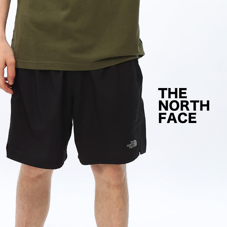 THE NORTH FACE (ザ ノースフェイス) ラメロゴプリント サイドジッパー付きポケット ショートパンツ M 24/7 SHORT-EU FRASHDRY NF0A3O1B メンズ 男性 ボトムス パンツ スポーツ ジム ランニング