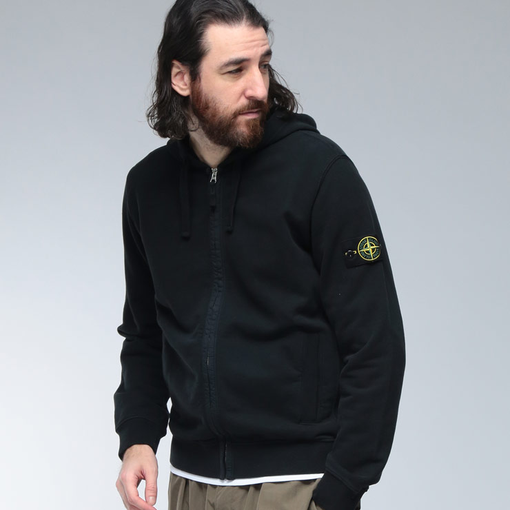 楽天市場】ストーンアイランド パーカー メンズ ZIP HOOD FELPA STONE