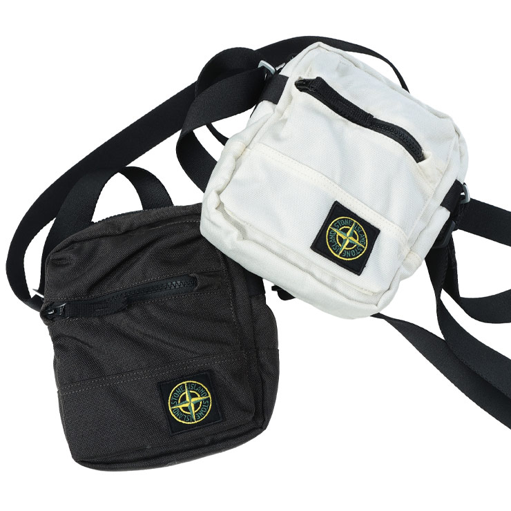 ストーンアイランド バッグ メンズ STONE ISLAND ロゴ ポーチ ミニ ショルダーバッグ RESIN TREATED CORDURA SI9200011S0075 ブランド 鞄 プレゼント ギフト