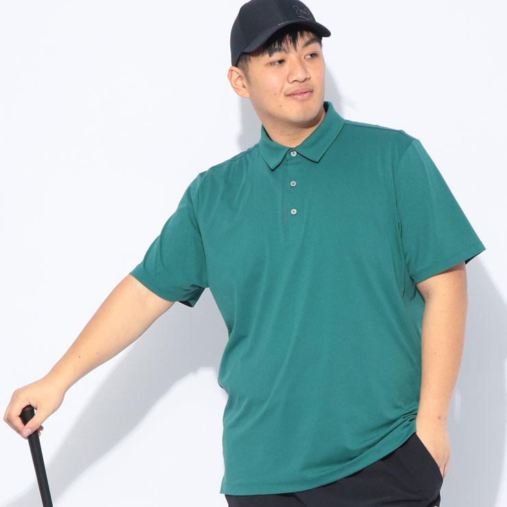 ポロシャツ 半袖 メンズ 大きいサイズ GOLF LOOSE UPF50 シャツ トップス スポーツ ゴルフ トレーニング 春 夏 UNDER ARMOUR (アンダーアーマー) 6009652