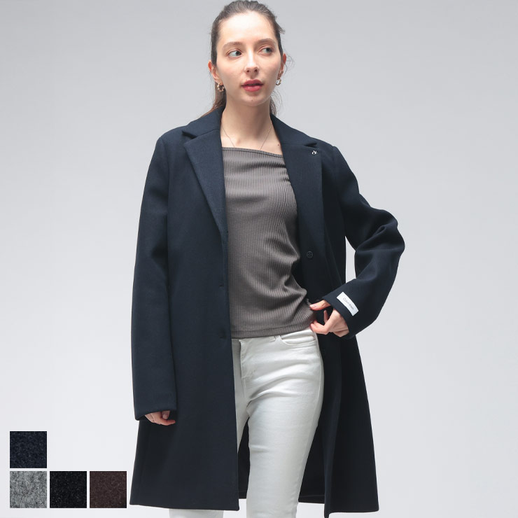 カルバンクライン レディース コート Calvin Klein シングル ミドル丈 チェスター コート CKLCW559009 ブランド アウター グレー ブラック ブラウン ネイビー 16,199円