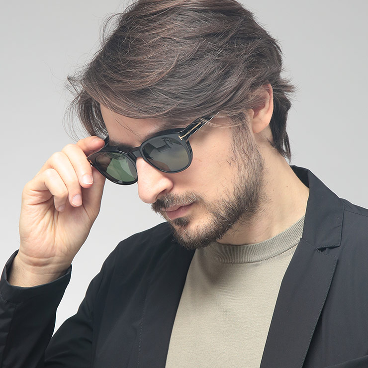 トムフォード TOM FORD メンズ サングラス ウェリントン アイウェア TF118001N ブランド サングラス カラーレンズ 春 夏 ギフト