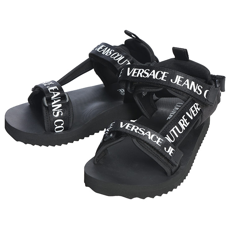 ヴェルサーチェ デニム クチュール VERSACE JEANS COUTURE メンズ サンダル 神のことば落とし穴 運動競技サンダル VC80YA3S7B ブランド名 靴 シューズ 滑っこい 春 夏