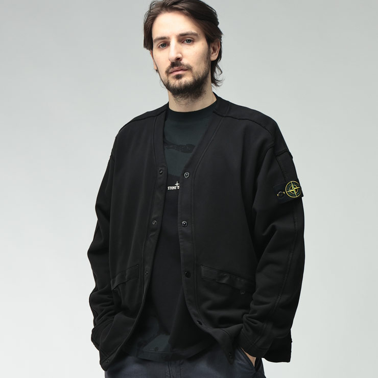 ストーンアイランド STONE ISLAND メンズ ジレー SI6100040S0051袖ロゴタイプ Vのど首 隠し付き添い人 汗水 ブランド名 アウター 羽織 鉄道車両デ 無地 分かりやすい 春 秋