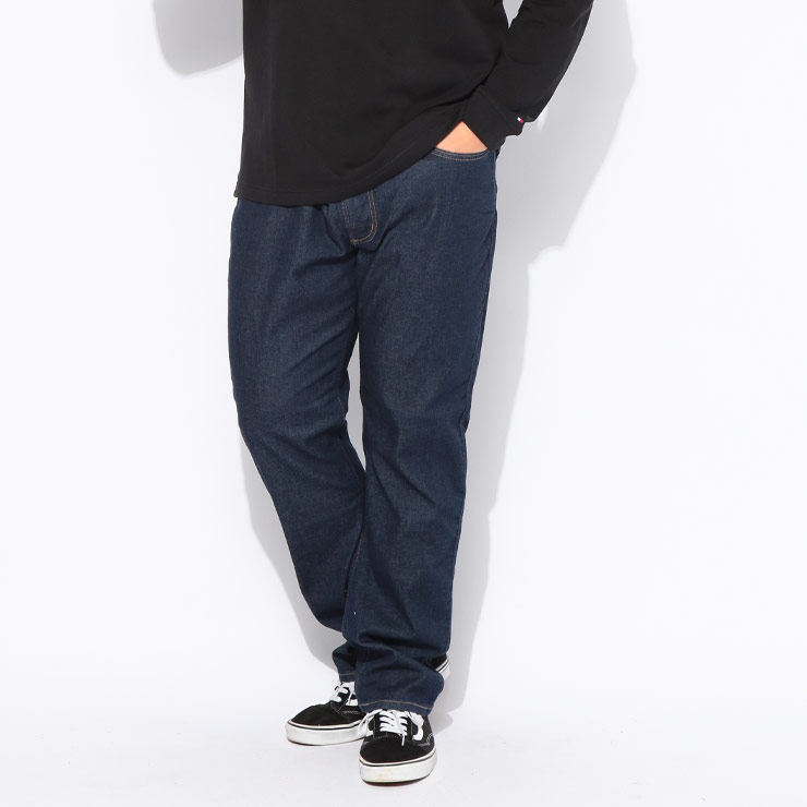 パンツ メンズ 大きいサイズ 綿麻 ストレッチ 冷感 ドライ ストレートジーンズ INB 403 COOLFLEX ボトムス ジーンズ ジーパン 涼しい 冷感 リネン 伸びる 春 夏 EDWIN (エドウィン) E403CA60036｜原宿ゼンモール