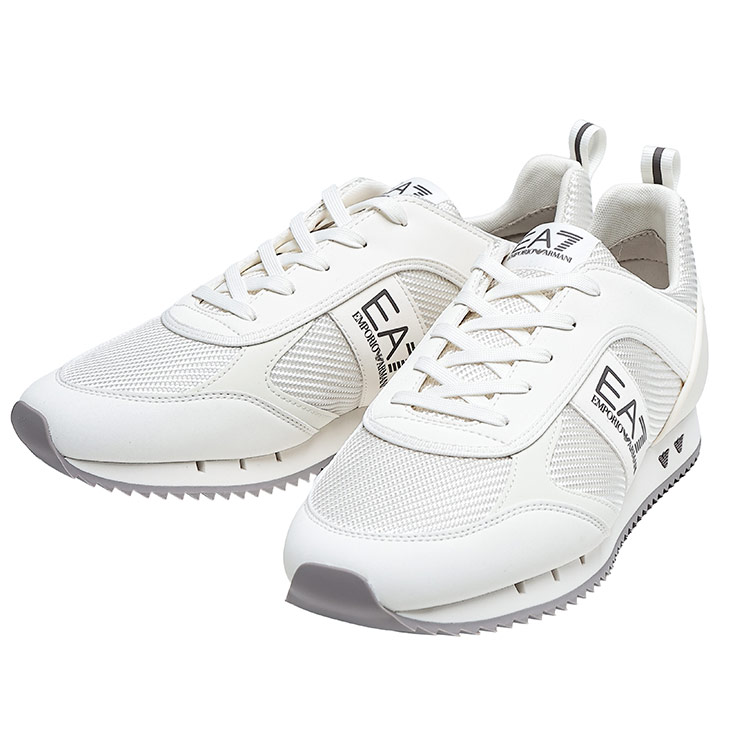 エンポリオアルマーニ メンズ スニーカー EMPORIO ARMANI レースアップ サイドイーグルロゴ EA7 EA7X337AF18613 ブランド 靴 シューズ カジュアル|原宿ゼンモール