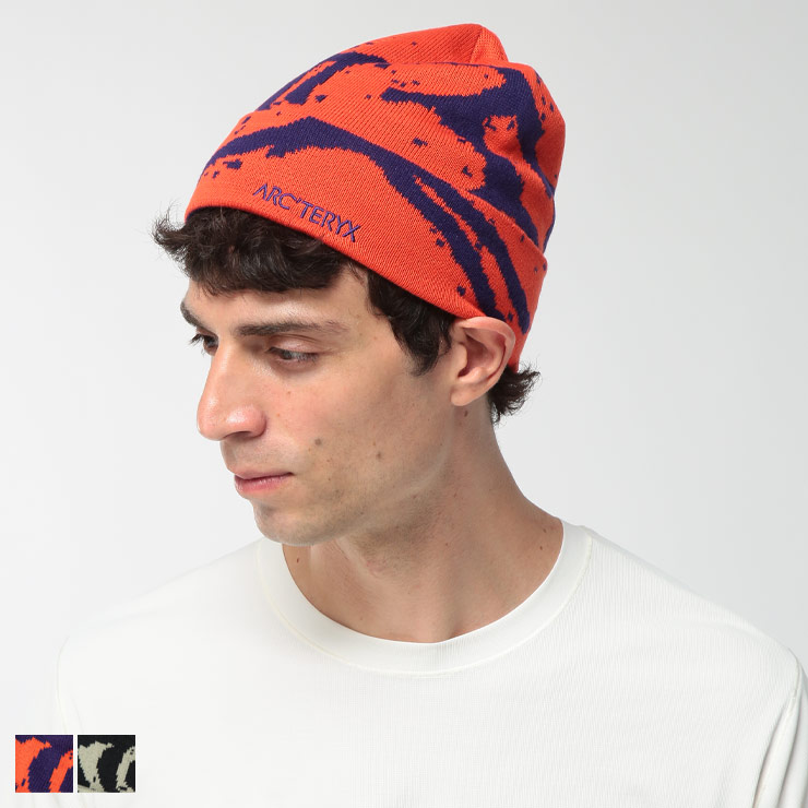 アークテリクス メンズ ニットキャップ ARC'TERYX 総柄 ニット帽 GROTTO TOQUE ARCX000010067 ブランド 帽子 ニット キャップ スポーツ レジャー 秋 冬｜原宿ゼンモール 8,193円