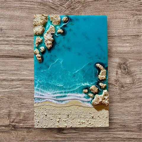 オーシャンアート、レジンアート、海　NO46 420✖️300✖️20 A3サイズ オーシャンアート、レジンアート、海 NO46 420✖️300✖️20 A3サイズ