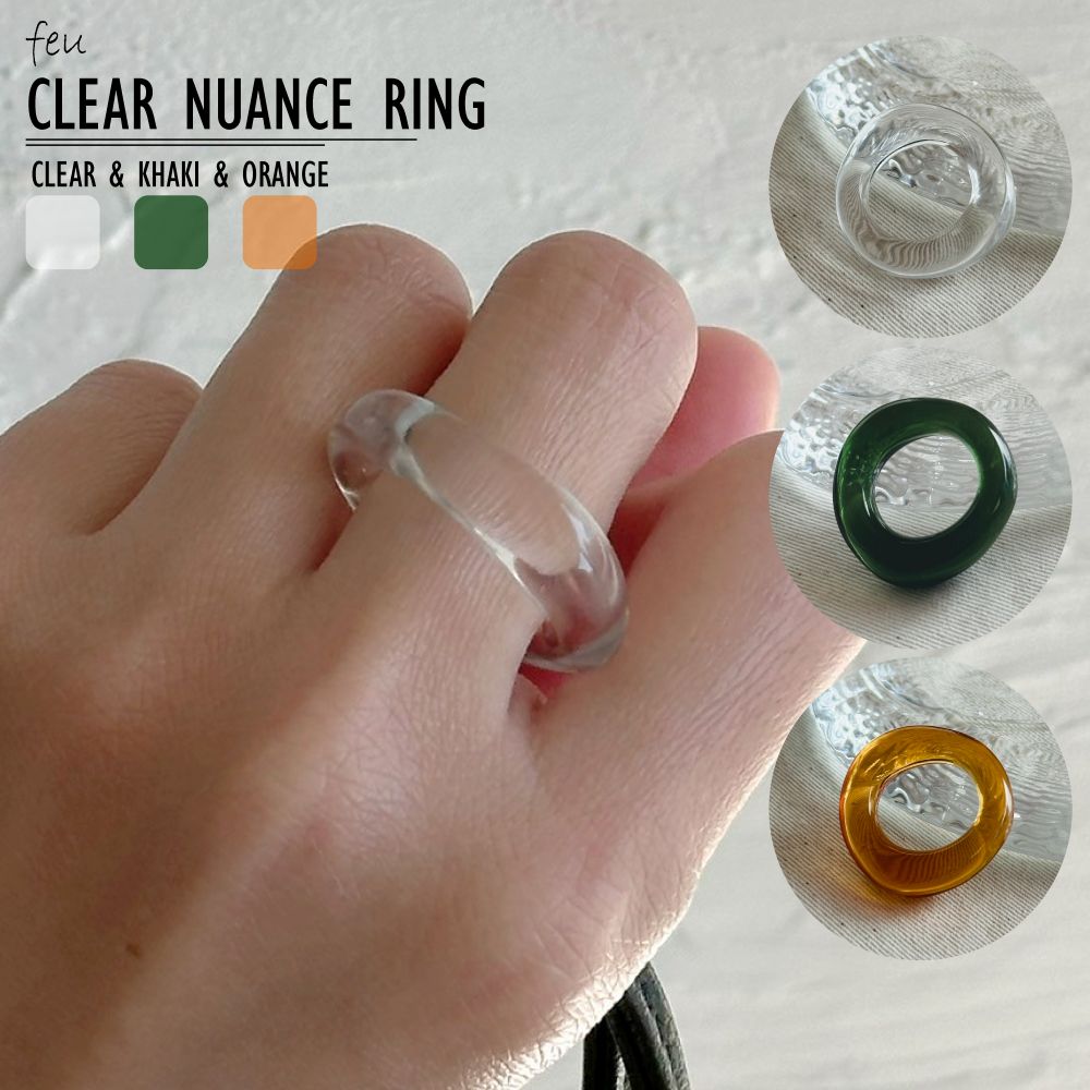 楽天市場】指輪 リング サイズ 13号 ドライフラワー クリア レジン