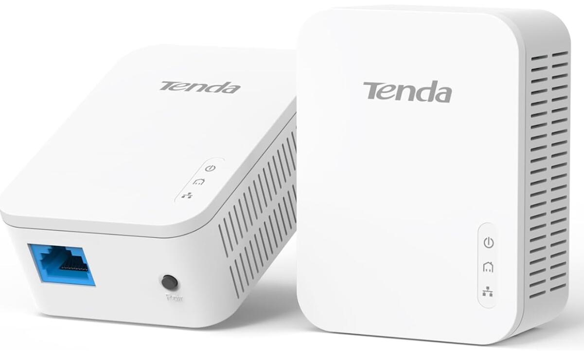 PLCアダプタ コンセント LAN Tenda テンダ PH3 AV1000 ギガビット 1000Mbps 有線LAN ネットワークアダプタ ゲーミング 4K放送対応 設定不要 増設 省エネ
