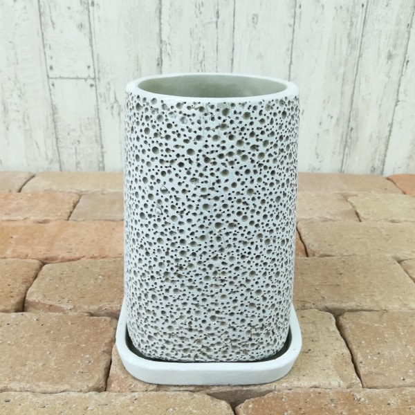 植木鉢 おしゃれ コンクリートポット Cc033 0 4号 13cm 陶器鉢 白 セメント Marcsdesign Com