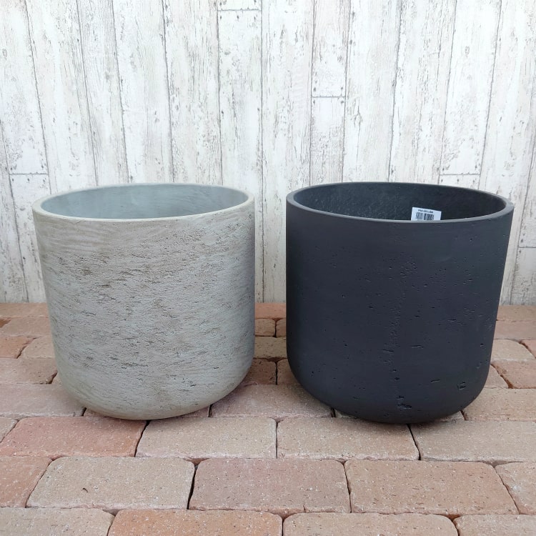【楽天市場】植木鉢 おしゃれ グラスファイバーの鉢カバー MM061-320 11号(32cm) / 陶器鉢 大型 セメント 軽い：植木鉢と