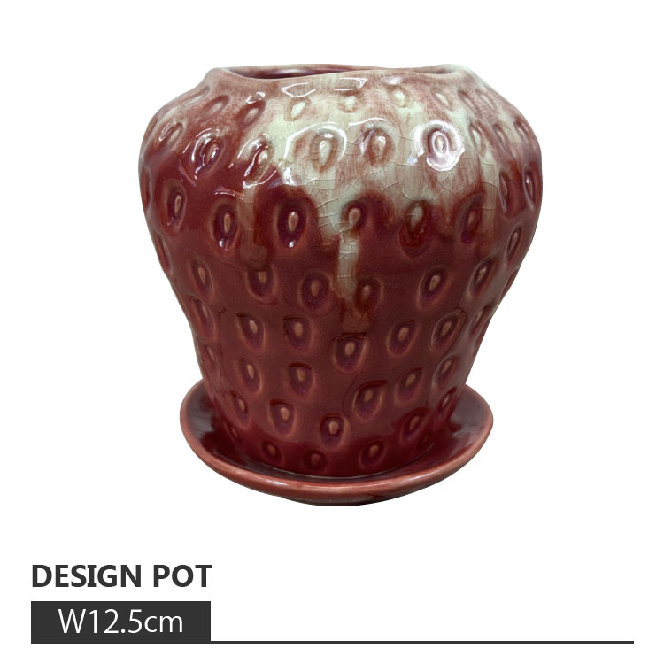 楽天市場】ストロベリーポットL 素焼き（テラコッタ）大鉢 : 千草園芸