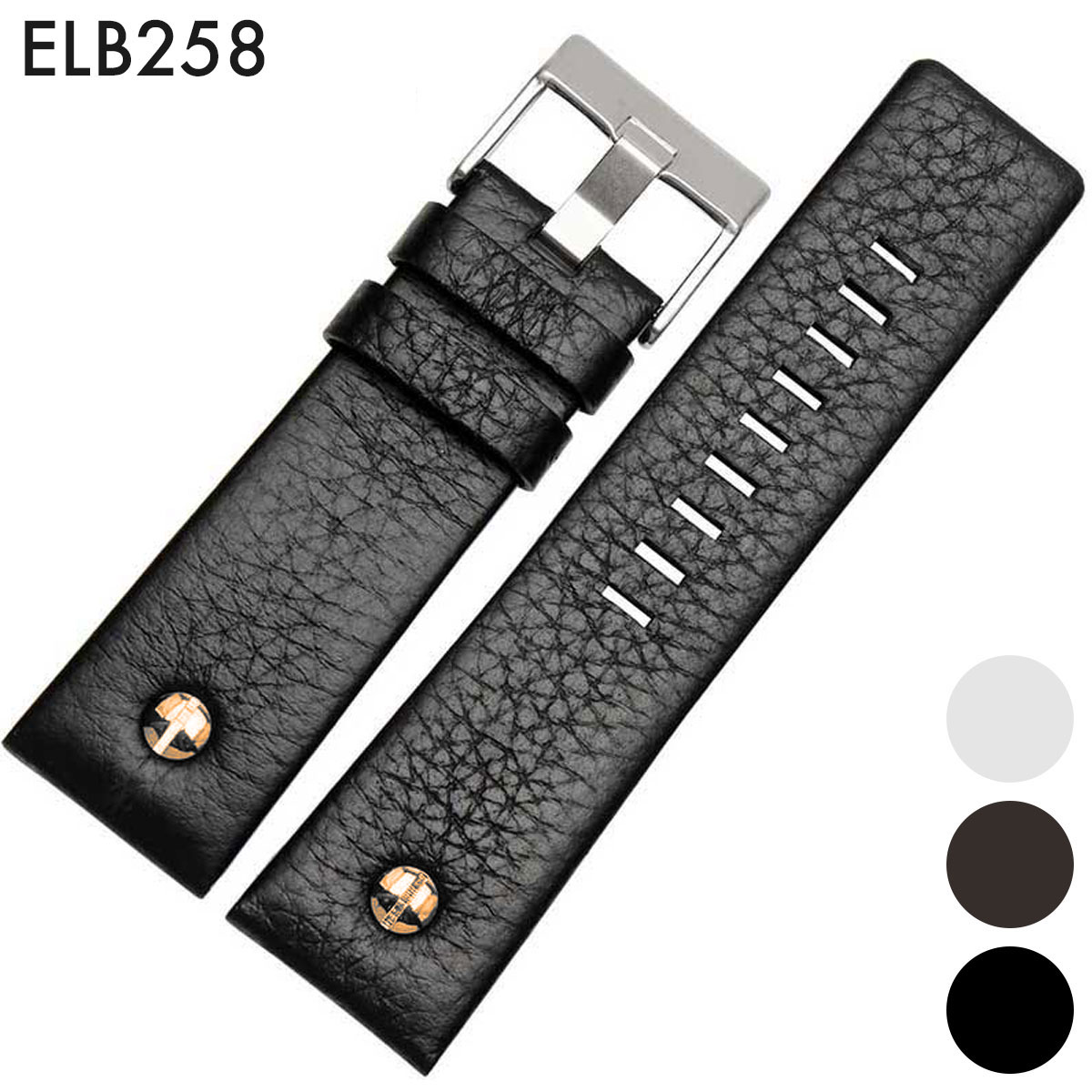 m2 24mm BREITLING ブライトリング 黒 ラバーベルト Dバックル