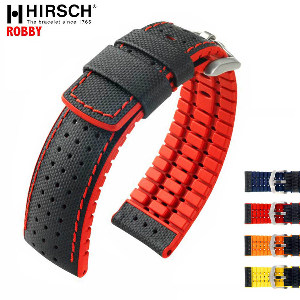 楽天市場】HIRSCH ヒルシュ PAUL(ポール) 5色 腕時計ベルト
