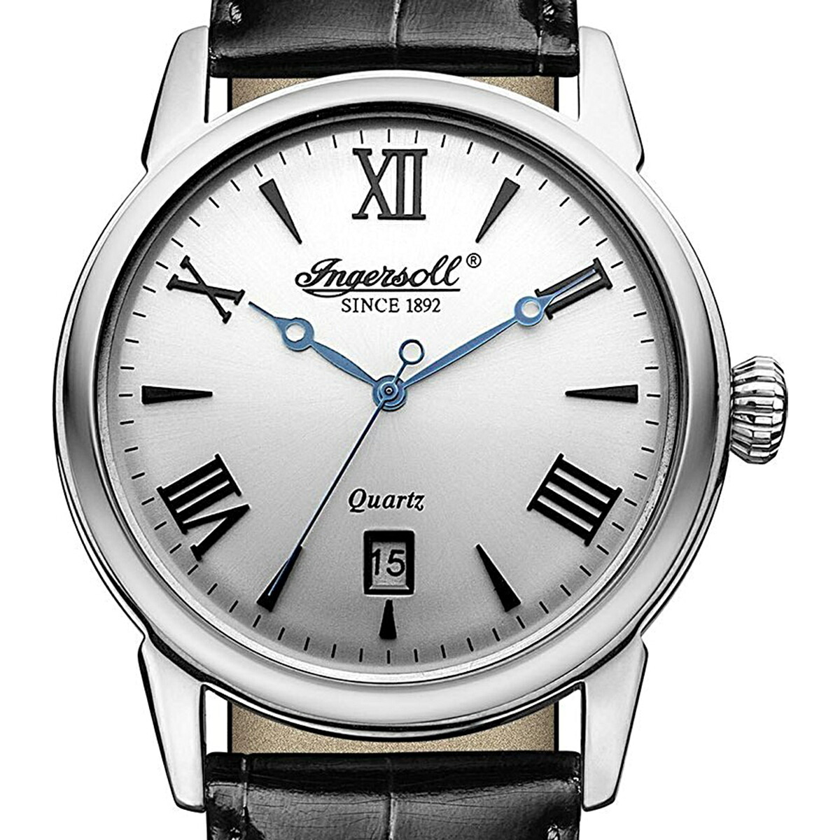 【残り1点】Ingersoll インガソール/インガーソル 電池式クォーツ 腕時計　[INQ001SLBK] 並行輸入品 デイト