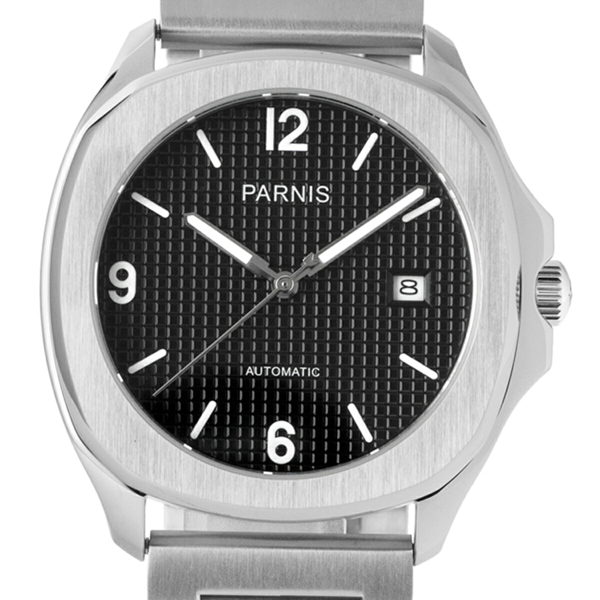 PARNIS パーニス 自動巻き（手巻き機能あり） 腕時計　[P6022-SB-A] 並行輸入品 カレンダー｜8号店