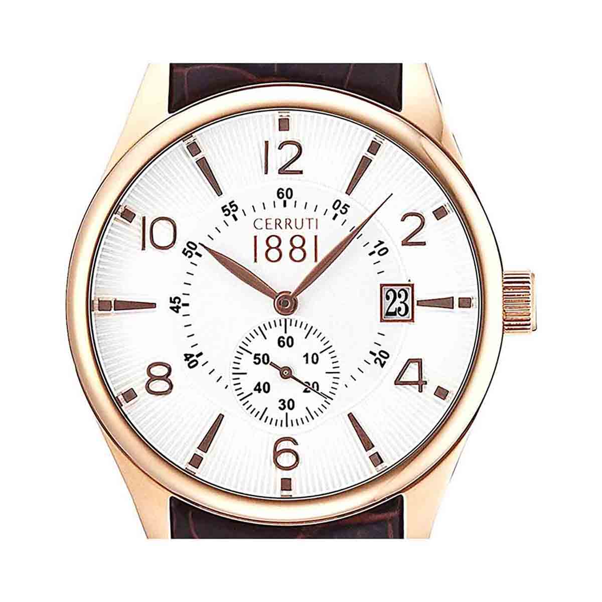 【残り1点】CERRUTI 1881 チェルッティ1881 電池式クォーツ 腕時計　[CRA098C213D] 並行輸入品 シルバー（銀）