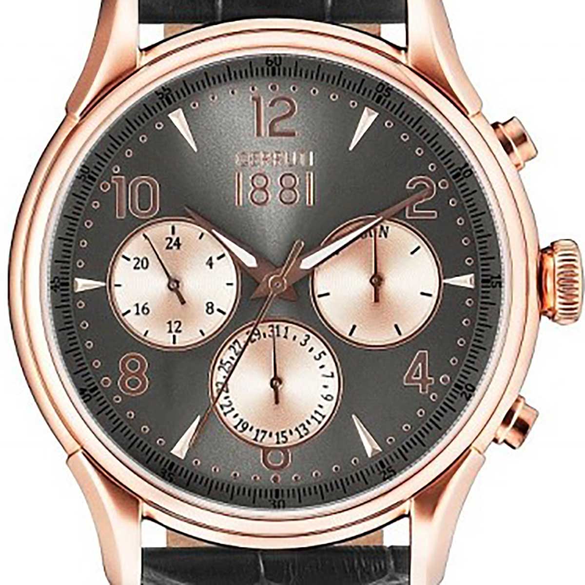 【残り1点】CERRUTI 1881 チェルッティ1881 電池式クォーツ 腕時計 [CRA107SR13GY] 並行輸入品 グレー（灰）