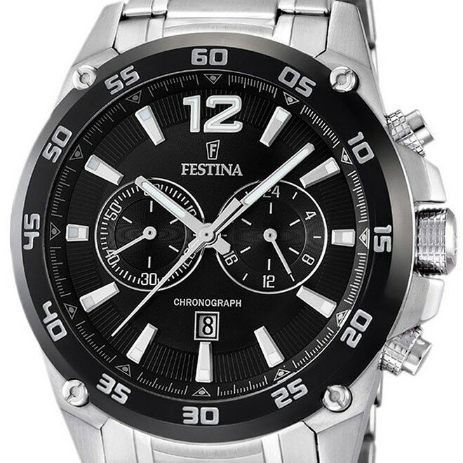 【取りのこし1点】FESTINA フェスティナ 水晶 ウォッチ メンズ スポーツウォッチ [F16680-4] 並行輸入品 腕時計-メンズ腕時計