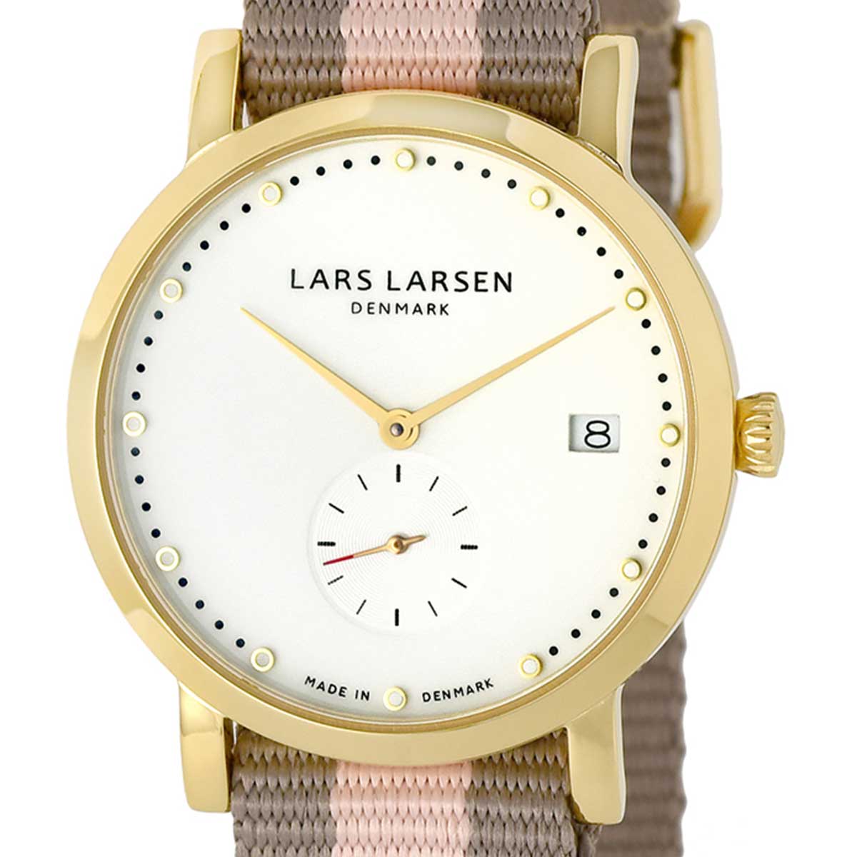 LARS LARSEN ラースラーセン （LLARSEN エルラーセン） 電池式クォーツ 腕時計　[WH137GW-SNG18] 並行輸入品 11,760円