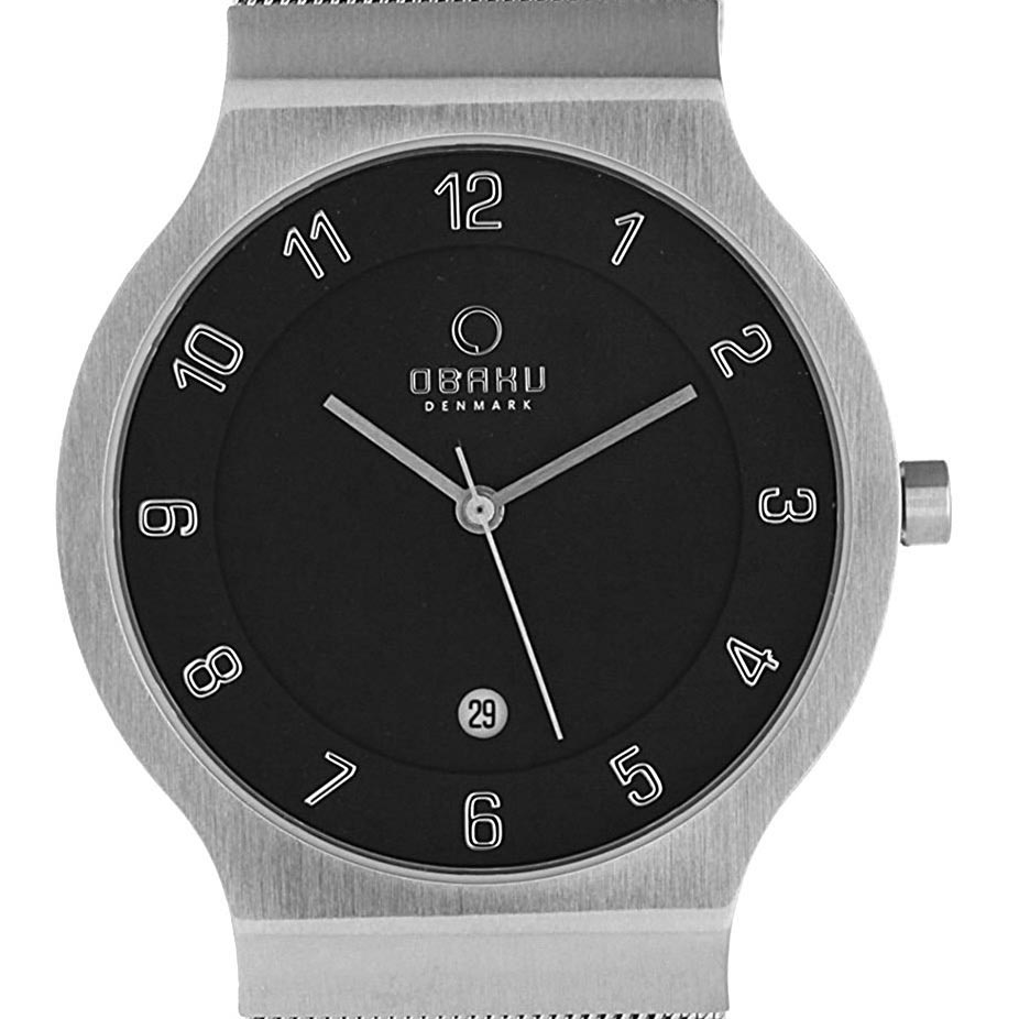【楽天市場】【残り1点】OBAKU オバック クォーツ 腕時計 デンマーク シンプル 薄型 ファッション [V133GCBMC1] 並行輸入品