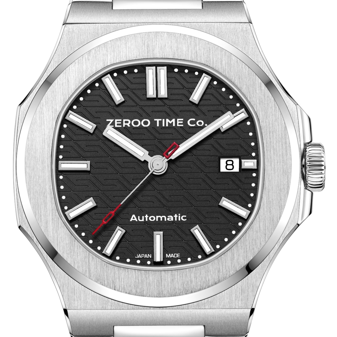 ZEROO 皆無 自動小銃 ウオッチ [ZM003CSBK] スイス連邦Luminova（針/総目録）