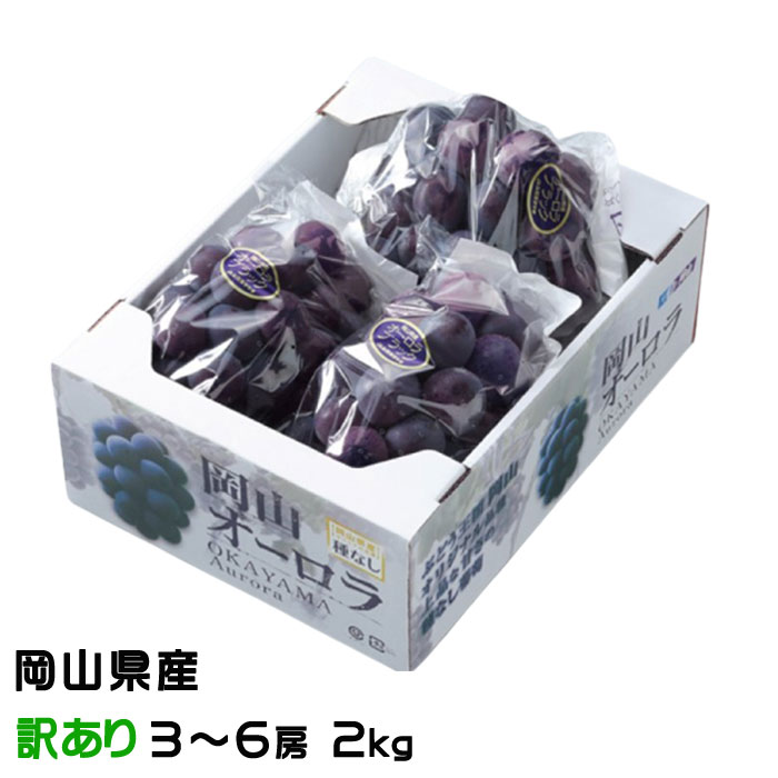 楽天市場】ぶどう オーロラブラック 優品 3〜6房 2kg 岡山県産 楽天市場】ぶどう オーロラブラック 優品 3〜6房 2kg 岡山県産