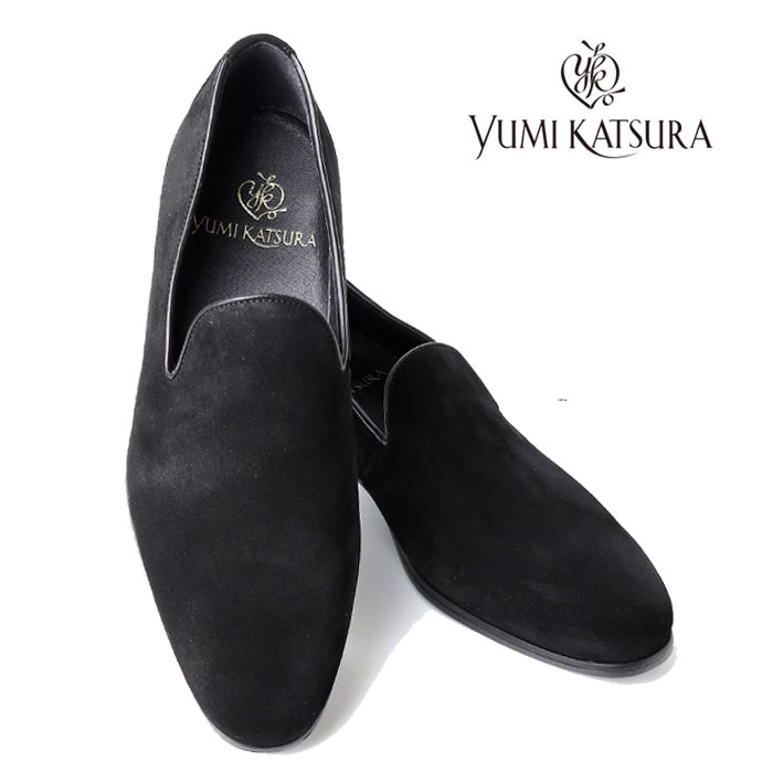 紳士靴 ビジネスシューズ ユミカツラ YUMI KATSURA 6202 スリッポン ベロア YK-6202 牛革 靴
