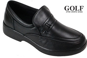 ゴルフ GOLF 1604 ブラック 黒 4E 靴 メンズ カジュアルシューズ 本革 父の日 プレゼント