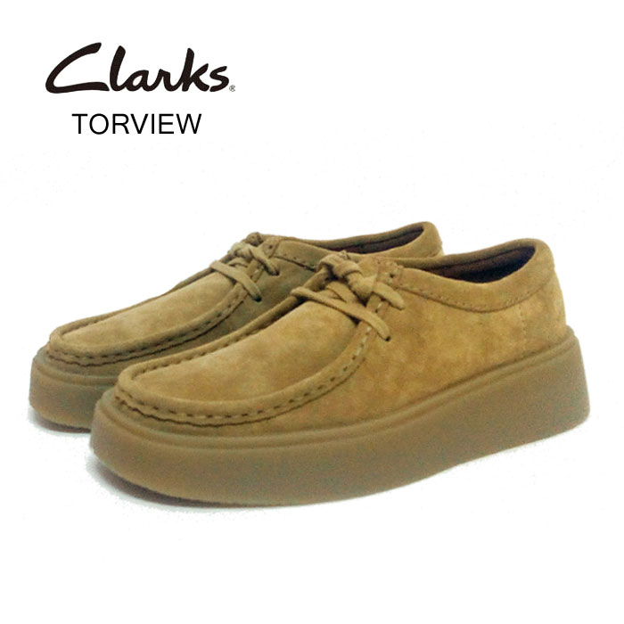 クラークス レディース ワラビー トービュー ウィメンズ ダークサンド スエード 24.0cm ClarksTorview 26184946 ウィメンズ ブーツ 靴 本革 彼女 母の日 お誕生日 クリスマス プレゼント ギフト 20 30 40 50代
