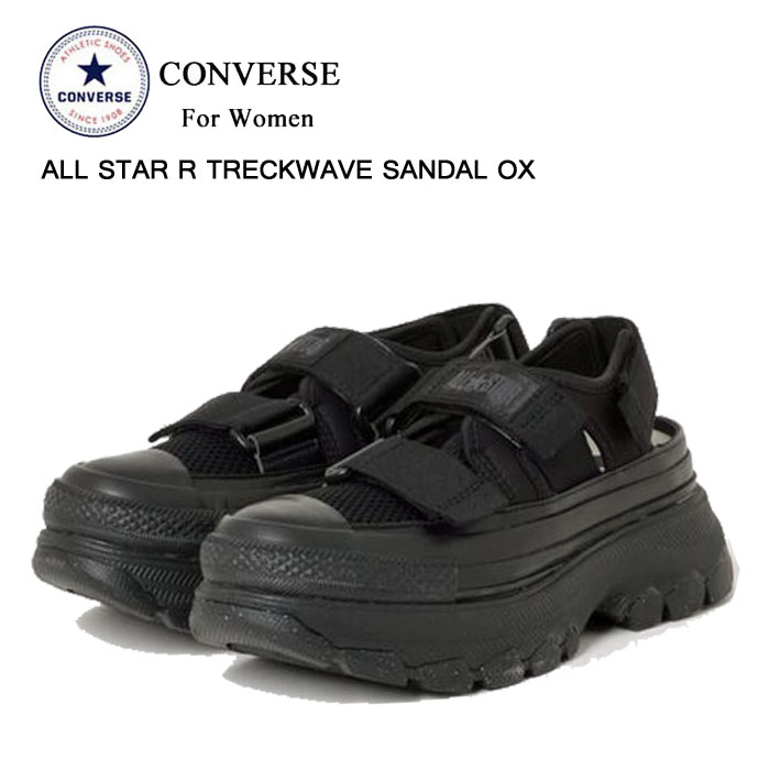 コンバース レディース サンダル オールスター R トレックウェーブ サンダル OX ブラックモノクローム 24.0cm CONVERSE ALL STAR R TREKWAVE SANDAL OX 1SD840 31310821