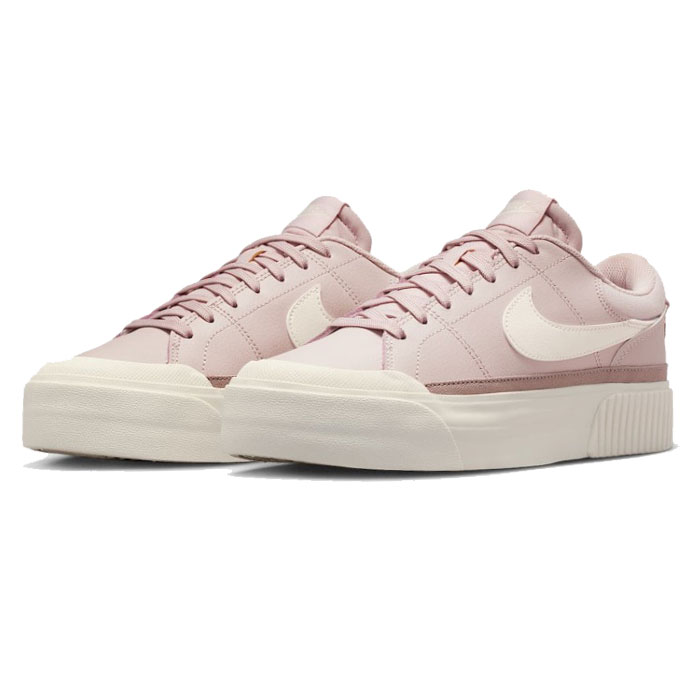 NIKE ナイキ COURT LEGACY LIFT 厚地の外套 レガシー 昇降機 サクラ色 DM7590 レディース スニーカー 厚底スニーカー 置き目取りすてる 軽さ 心地好い 通い 通学 今めかしい DM7590-602