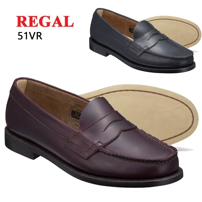 楽天市場】リーガル メンズ 靴 REGAL 51VR ブラック バーガンディ 2E