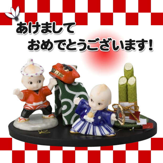 ローズオニールキューピー人形 キューピー歳時記フィギュアセット1月