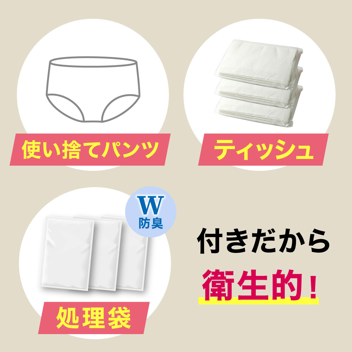 女性用 簡易トイレ 50回分 半永久 防災トイレ 防災用トイレ 防災グッズ 災害用トイレ 非常用トイレ 抗菌 凝固剤 携帯トイレ 女性 避難 地震 震災 災害時 送料無料 日本製抗菌凝縮剤 国産 トイレの女神 PREMIUM 災害トイレ 災害用トイレ